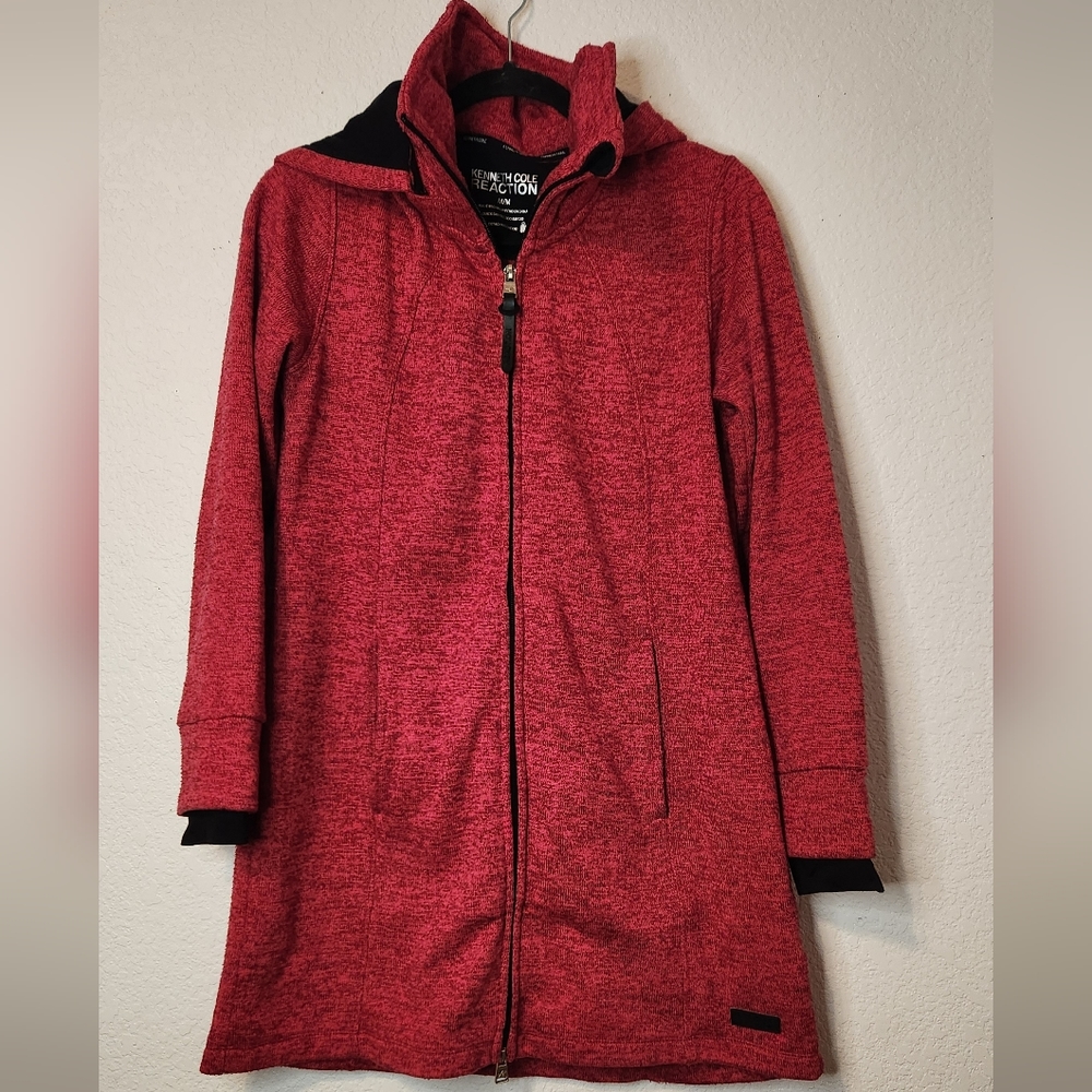 Kenneth Cole Reaction Longer Quick‎ Dry, Detachable Hood Jacket, Size M